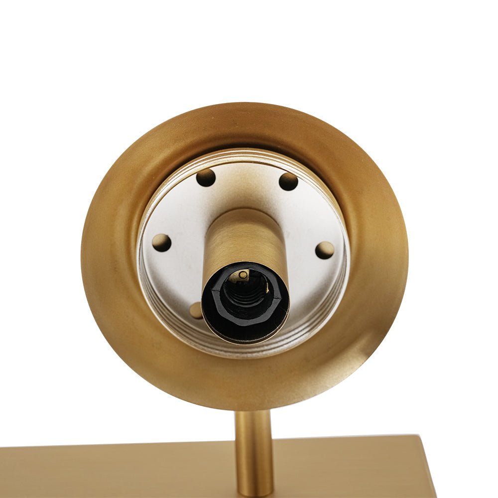 Brass 3-Light Ribbed Glass Globe Bathroom Vanity Wall Lamp