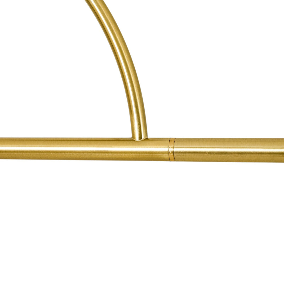Minimalist 2-Light Opal Glass Globe Linear Arc Island Pendant