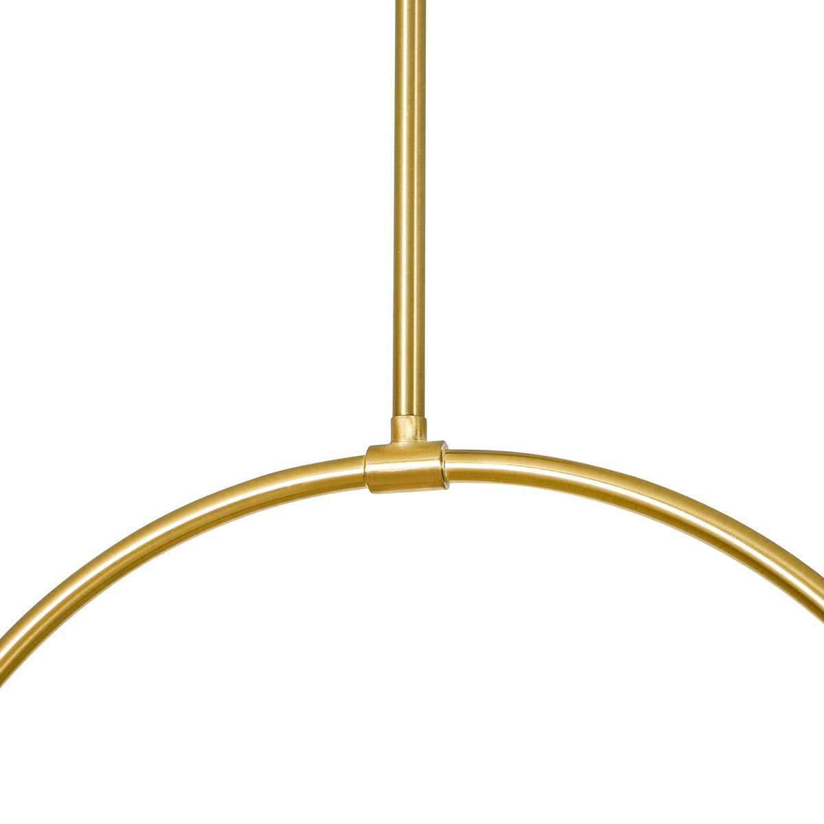 Minimalist 2-Light Opal Glass Globe Linear Arc Island Pendant