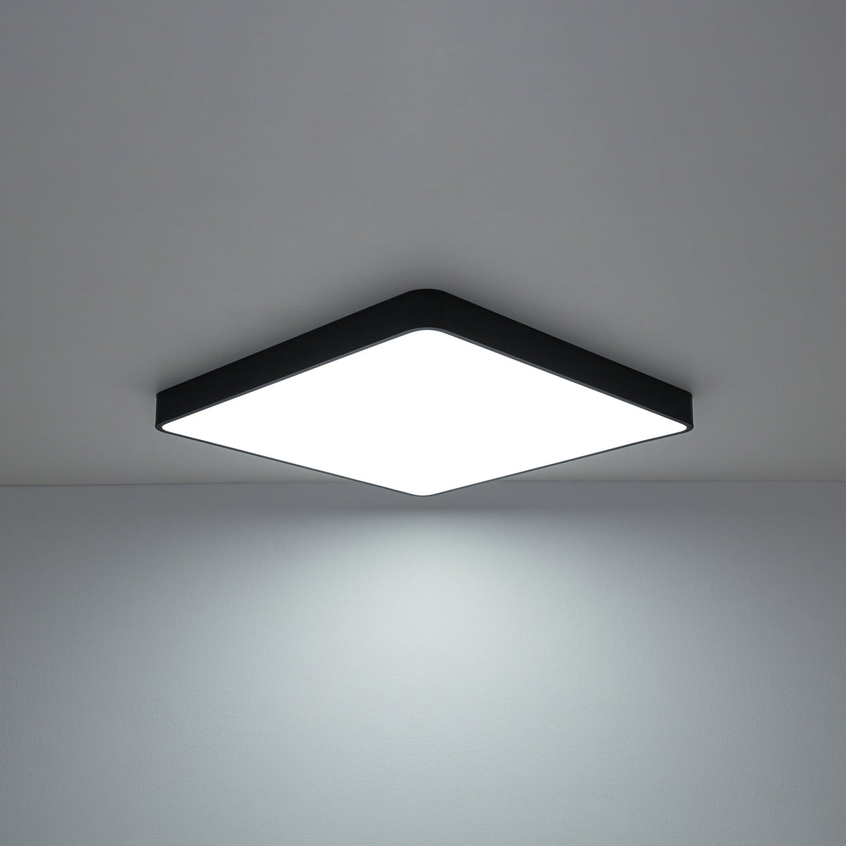 Minimalist Dimmable LED Square Flush Mount Ceiling Light