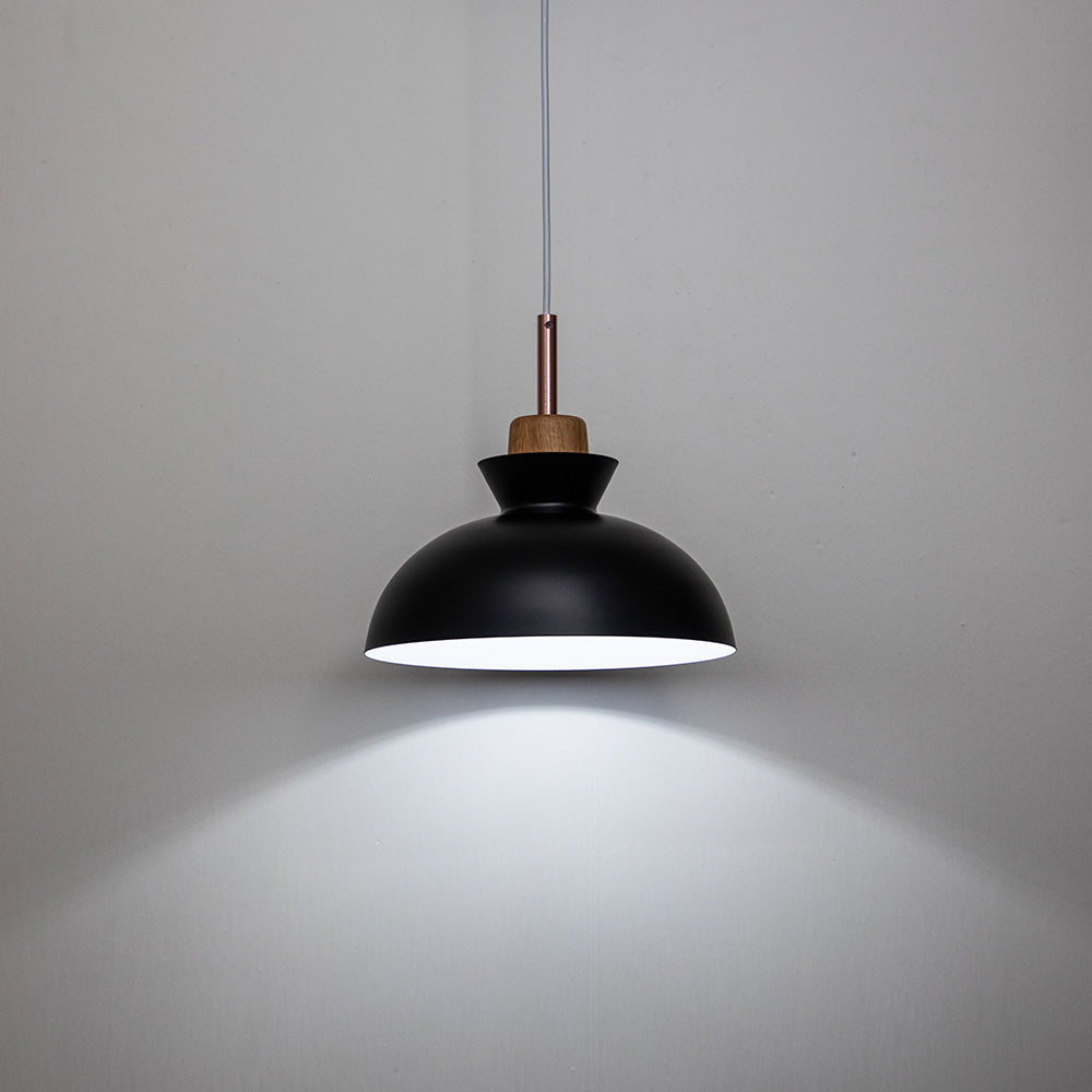 Scandinavian 1-light Dome Pendant Light