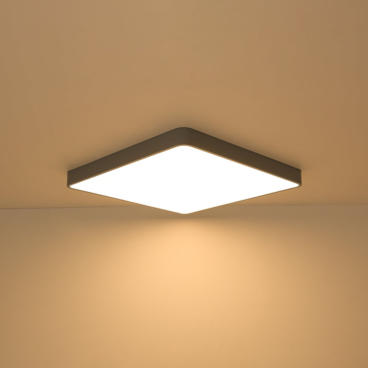 Minimalist Dimmable LED Square Flush Mount Ceiling Light