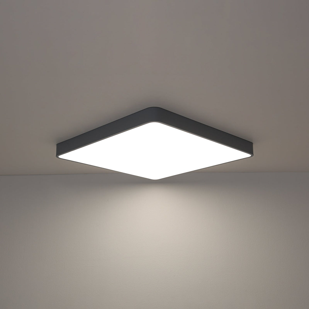Minimalist Dimmable LED Square Flush Mount Ceiling Light