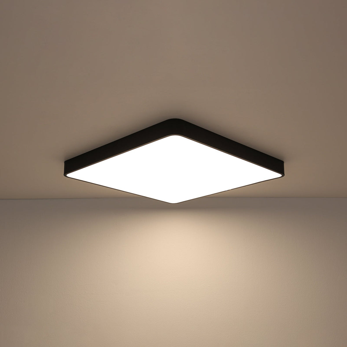 Minimalist Dimmable LED Square Flush Mount Ceiling Light