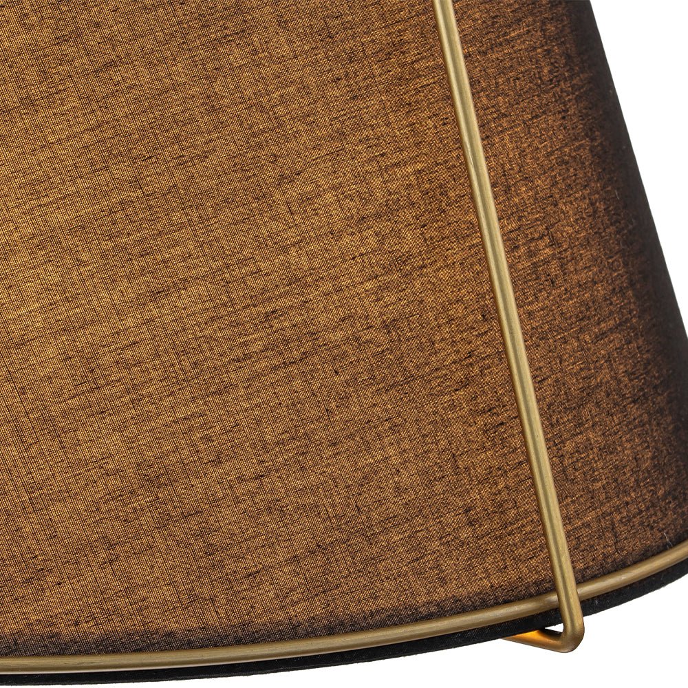 (OpenBox) Modern Fabric Conical Drum Cage Pendant Light
