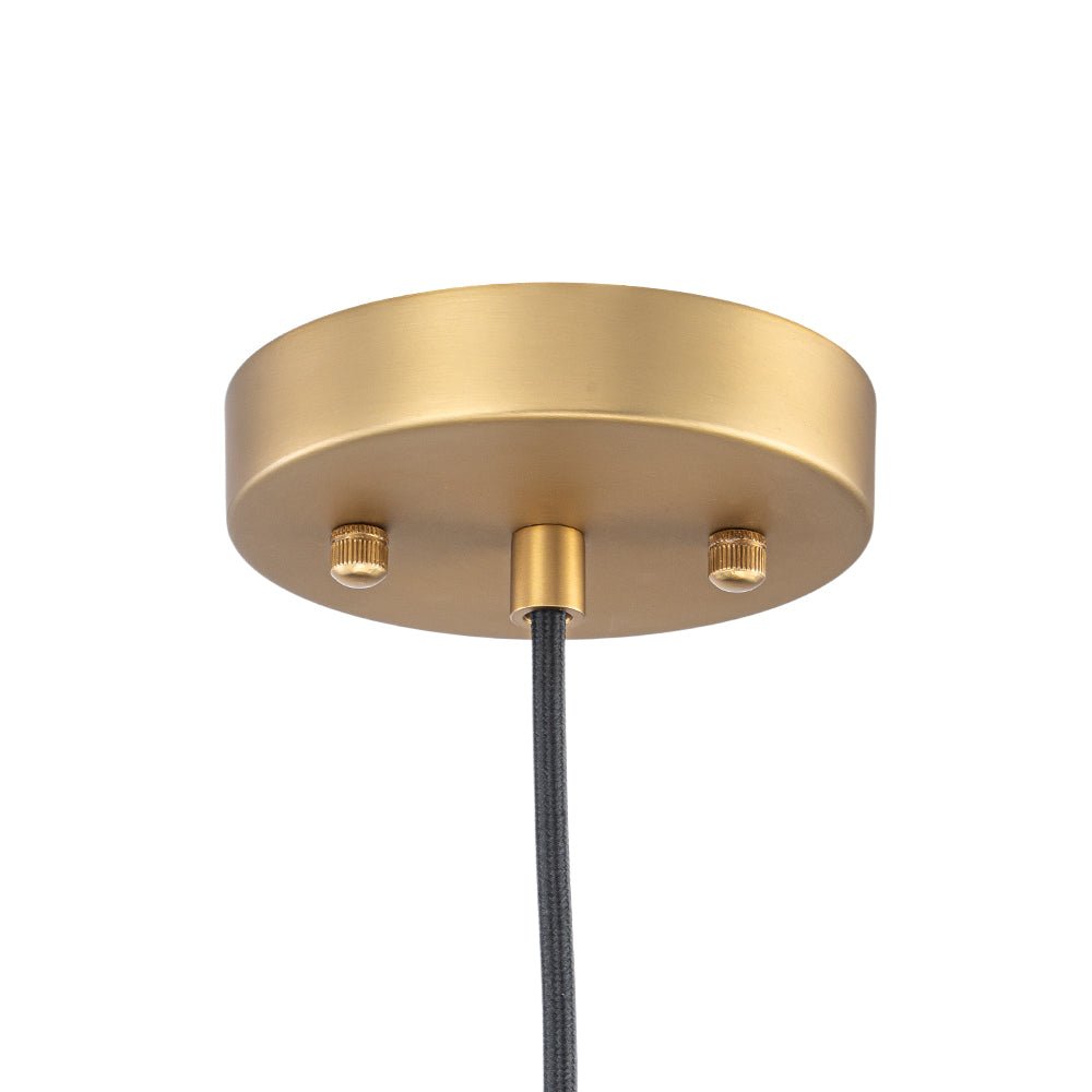 Sunburst Brass 1-Light Shine Opal Glass Globe Pendant